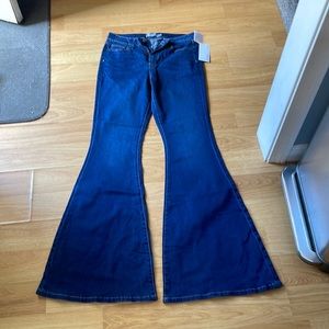 JUSTFAB bell bottom jeans size 30 NWT